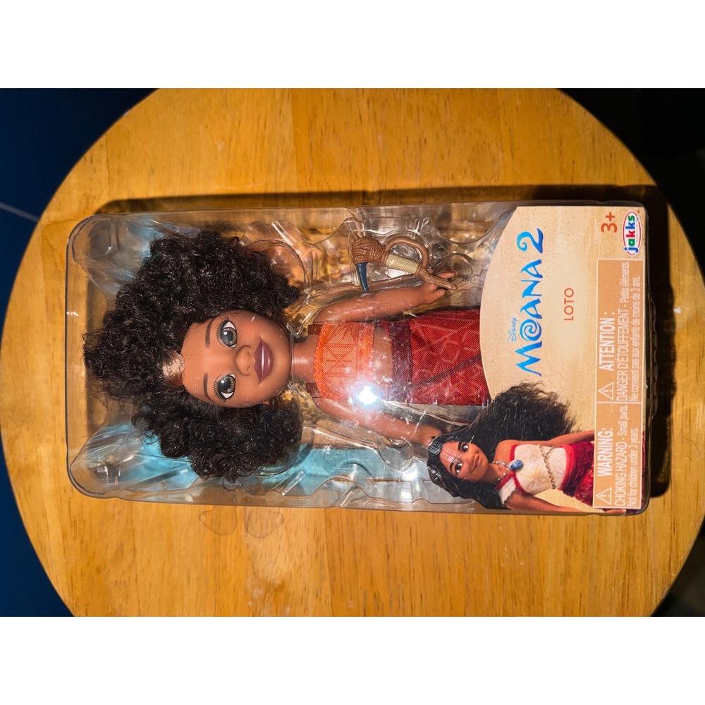 Disney Moana 2 Loto Doll Jakks Pacific New In Box with Adze Accessory